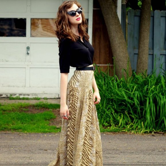 SOLD Spell Gypsy LOST SAVANNAH JUNGLE Skirt - Picture 6 of 9